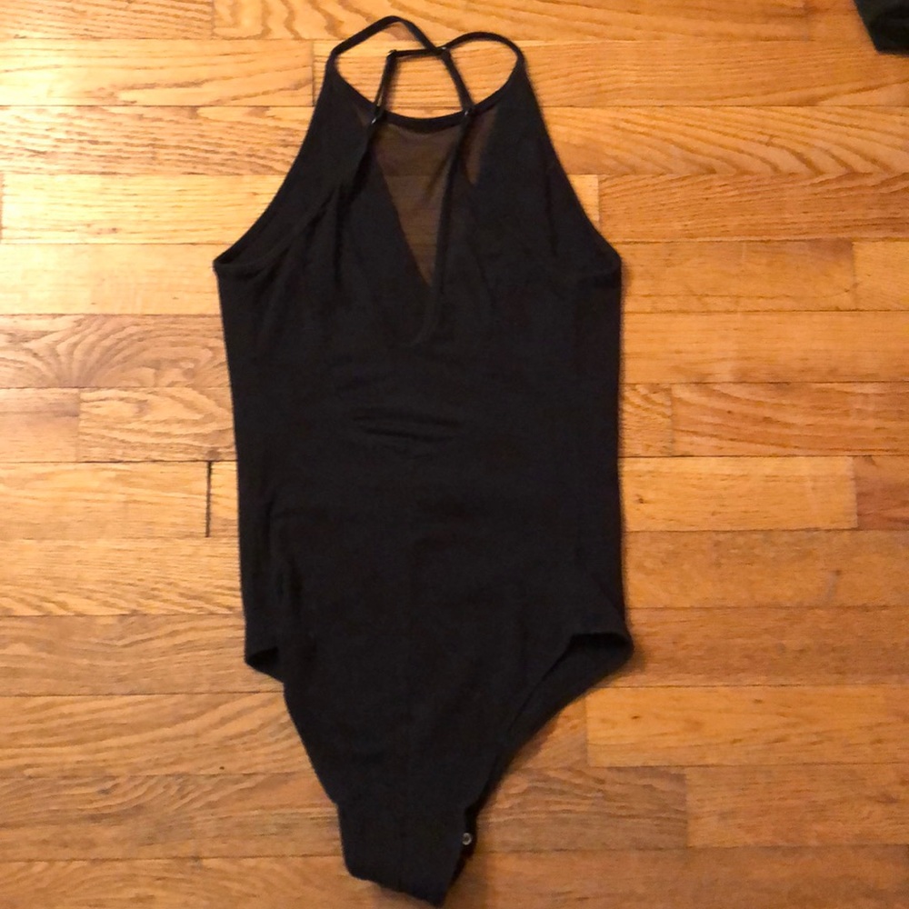 black bodysuit